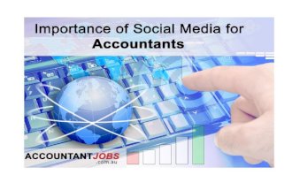 Importance of Social Media for Accountants