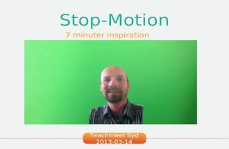 Stopmotion på teachmeet