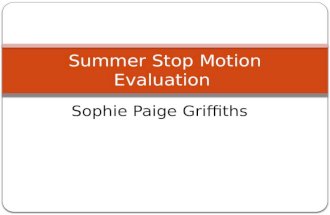 Summer stop motion evaluation