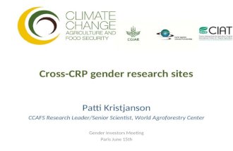 Cross CRP gender sites