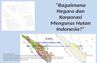 Mengurus hutan indonesia