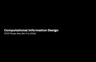 Computational Information Design