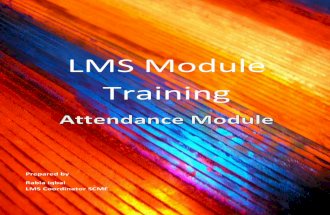 Lms Attendance Module