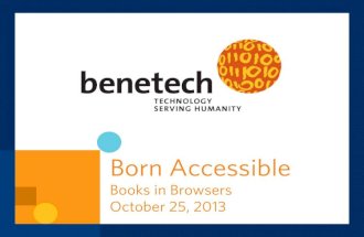 Born Accessible - Books in Browsers