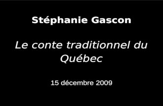 Stephanie Gascon PréSentatique