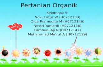 Pertanian Organik (Organic Agriculture)