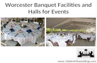 Worcester Banquet Facilities and Halls for Events