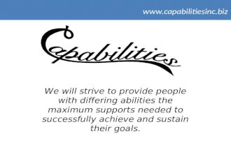 About Capabilities, Inc.