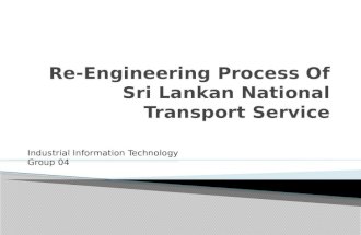 Re engineering process of sri lankan national transport service