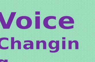 Voice change bengali+ english