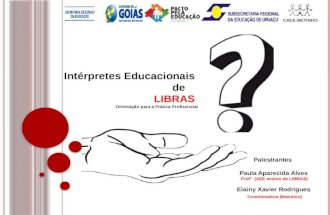 Intérpretes Educacionais de Libras