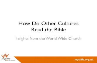 Reading the Bible with the Global Church