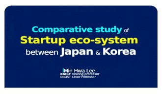 한국 일본 창업 생태계 비교 연구