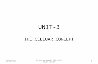 Cellular concepts