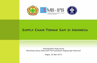 Supply chain ternak sapi di indonesia [fapet 22 mei 2013]