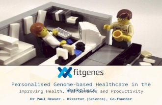 Genome-based Healthcare for the Workplace