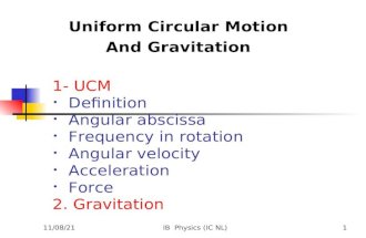 Ucm and gravitation by nabih