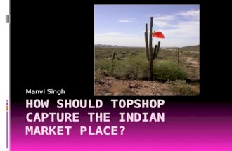 How Should Topshop Capture The Indian Market Place