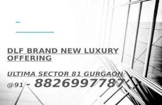 Dlf ultima sector 81 gurgaon launches!!!!! call 8826997787 for best deal