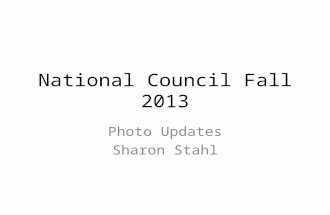 Fall 2013 National Council Slideshow