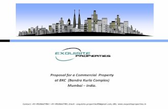 Commercial property at bkc shared