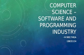 Software and Programming Industry - An Analysis