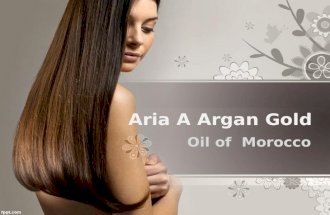 Aria a argan gold oil of morocco