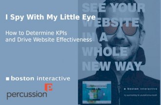 Measure Website Effectiveness with Analytics Tools, Eye-Tracking and KPIs