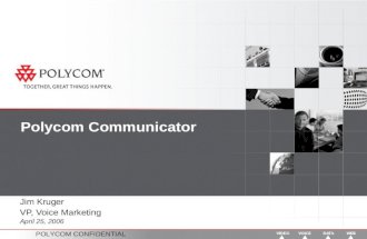 Polycom  Communicator briefing for Skype Journal