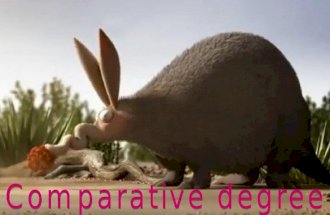 Comparative degree
