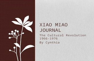 The Journal of XiaoMiao