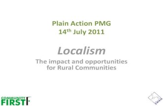 Plain action   localism
