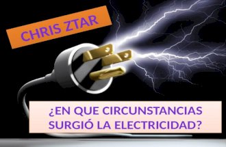 Historia de la electricidad