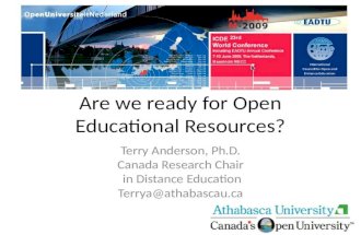 ICDE Disruptive  Open Educational Resources