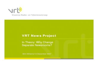 2007 EBU Training VRT Newsroom integration presentation
