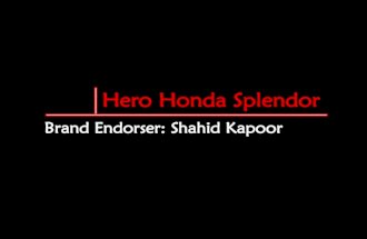 Shahid + hero honda splendor   purti chaturvedi