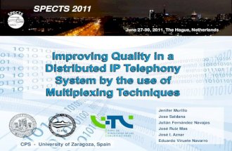 Improving Quality in a Distributed IP Telephony System by the use of Multiplexing Techniques