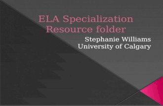 Ela specialization resource folder