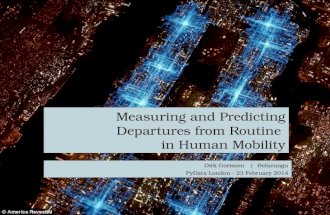 Measuring and Predicting Departures from Routine in Human Mobility