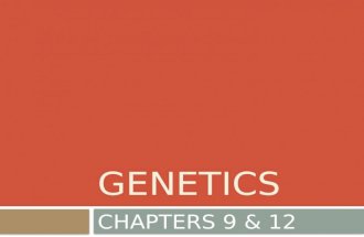 Geneticsnotes ch9 bio