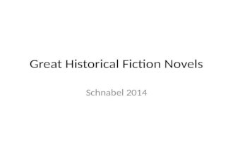 Great historical fiction novels