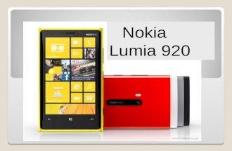 Nokia Lumia 920 - 118, week 3