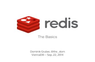 2014-09-22 | Redis - The Basics (ViennaDB)