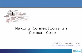 Making Connections in Common Core