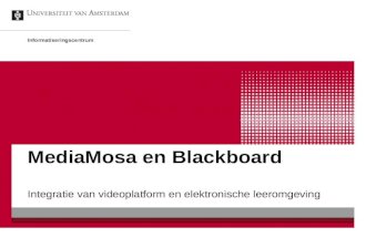 MediaMosa & Blackboard