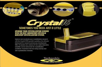 The New Crystal16 from Technobis Crystallization Systems