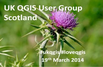 QGIS UK User Group - Introduction and Feedback