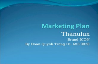 Marketing  Plan Thanulux