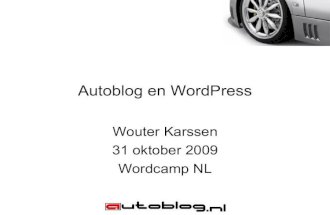 Autoblog Wordcamp 2009