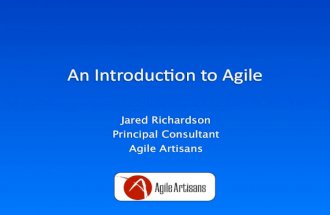 Introduction to Agile (10/8/2014 at RedHat Agile Day)